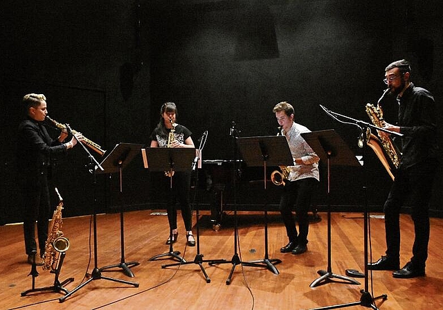 Das Pandora Saxophon Quartett verbindet Vertrautes mit Ungewohntem. (Bild: ZVG)