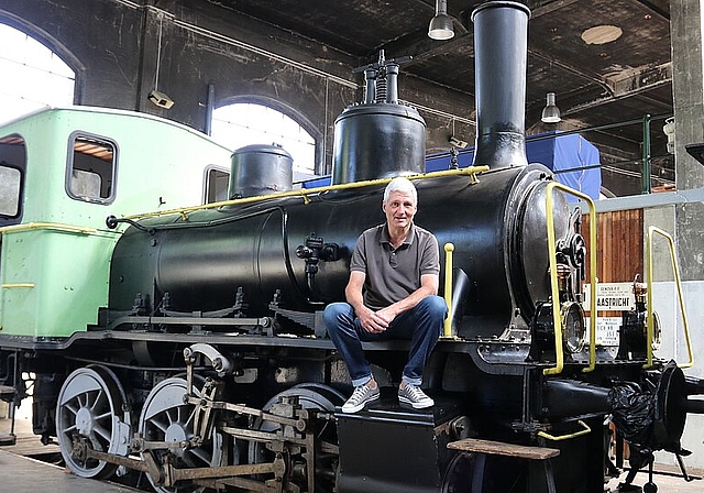 Der Oltner Pascal Troller kämpft dafür, dass Kulturgüter, insbesondere Dampflokomotiven erhalten bleiben. (Bild: mim)