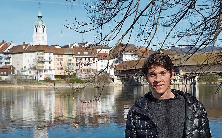Ramon Nyffeler, derzeit hauptsächlich in Basel tätig und wohnhaft, kehrt stets gerne nach Olten zurück. (Bild: Achim Günter)