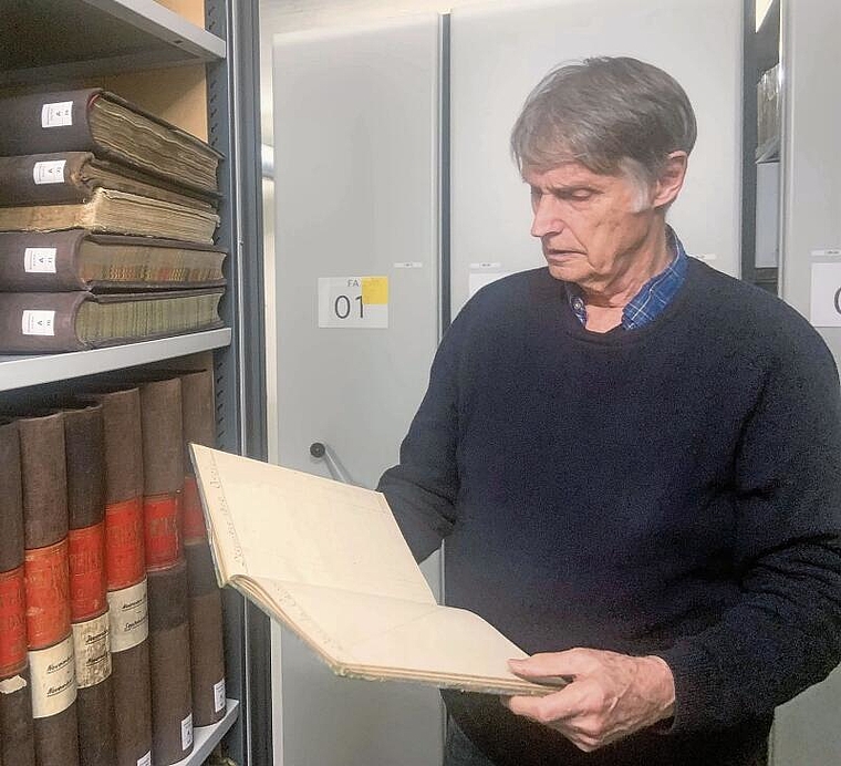 Peter Heim stöbert nach wie vor am liebsten in historischen Archiven. (Bild: CAR)