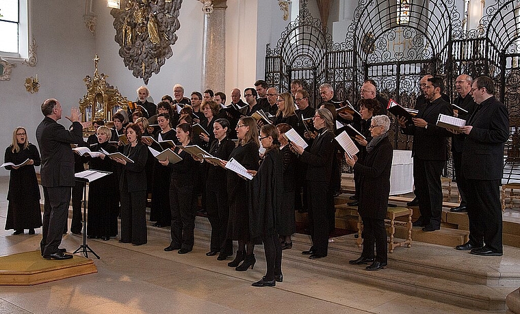 Die Solothurner Vokalisten (Bild) spielen am Samstag, 14. Dezember gemeinsam mit dem «ensemble glarean» und dem Barockorchester Grenzklang ein Konzert in der Johanneskirche Trimbach. (Bild: ZVG)