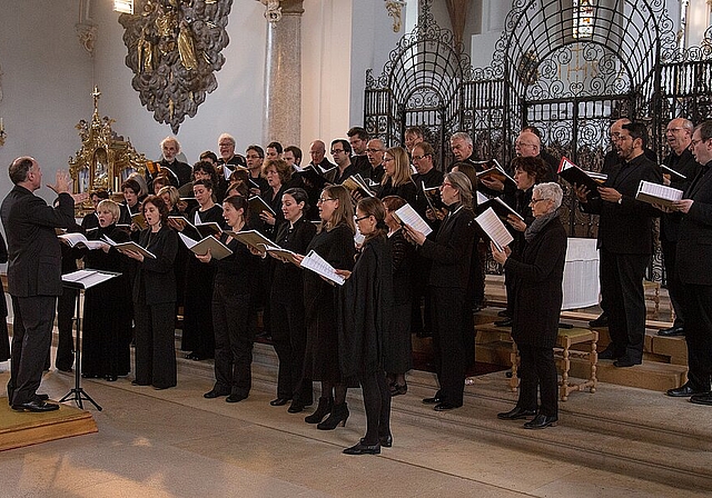 Die Solothurner Vokalisten (Bild) spielen am Samstag, 14. Dezember gemeinsam mit dem «ensemble glarean» und dem Barockorchester Grenzklang ein Konzert in der Johanneskirche Trimbach. (Bild: ZVG)