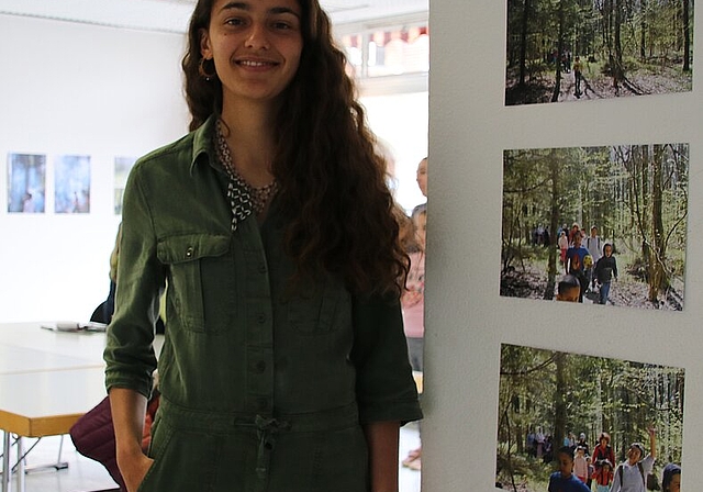 Praktikantin Leila El Hachimi hat die Waldnachmittage im Cultibo mit anschliessender Ausstellung initiiert. (Bild: mim)