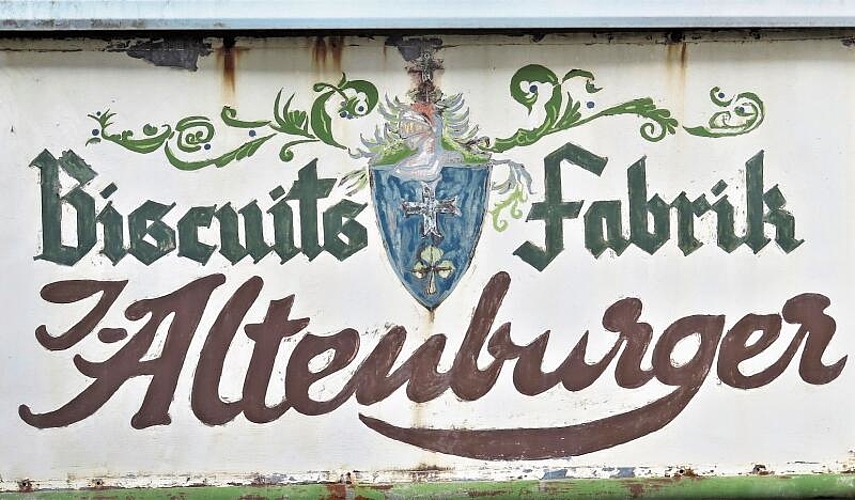 Die Firmentafel an Altenburgers Balkongeländer war bereits von weit her nicht zu übersehen. (Bilder: ZVG)
