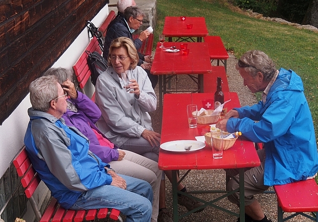 Ab dem Frühling treffen sich wieder zahlreiche Wanderer zum Verweilen beim
