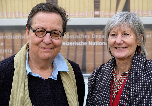 Die beiden Historikerinnen Elisabeth Ryter (l.) und Brigitte Ruckstuhl werden in ihrem Vortrag am Montag, 21. September im Historischen Museum Olten Einblick in die Bewältigung von Seuchen geben. (Bild: Dieter Biedermann)