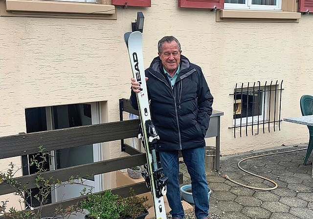 Hans Roth nutzt seine Zeit nach wie vor für Sport. Besonders Skifahren geht er gerne. (Bild: CAR)