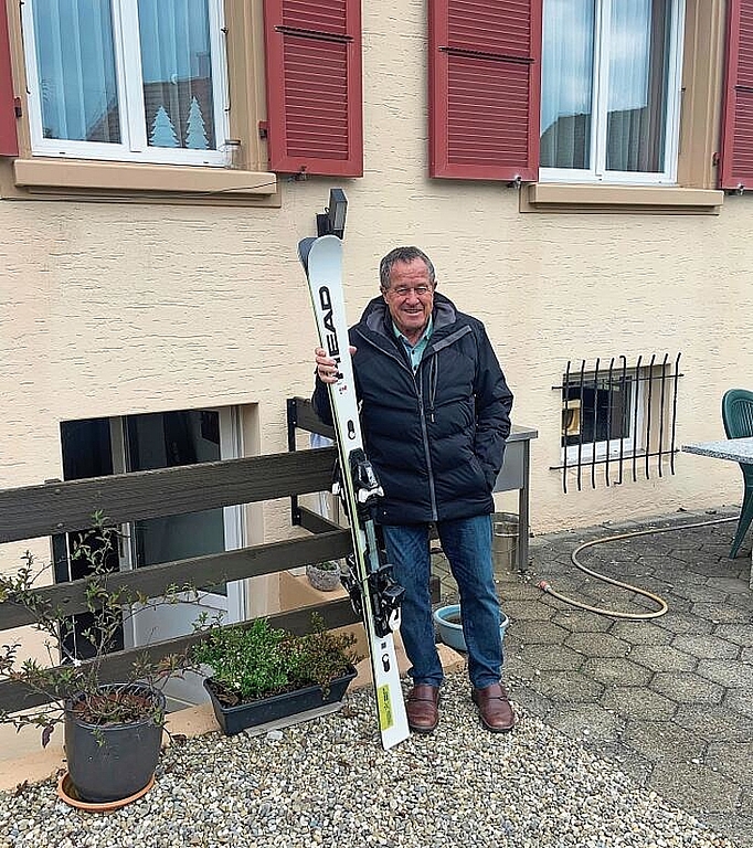 Hans Roth nutzt seine Zeit nach wie vor für Sport. Besonders Skifahren geht er gerne. (Bild: CAR)