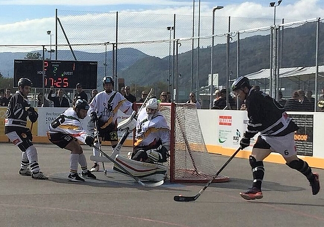 Nach zwei Niederlagen konnte der SHC Phoenix Hägendorf am Samstag, 7. Oktober im Heimspiel gegen Oberwil Rebells seinen ersten Saisonsieg holen. (Bild: ZVG)