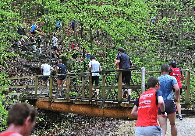 Rund 500 Läufer erwartet der Verein zum 31. Tüfelsschlucht-Berglauf. (Bild: ZVG)