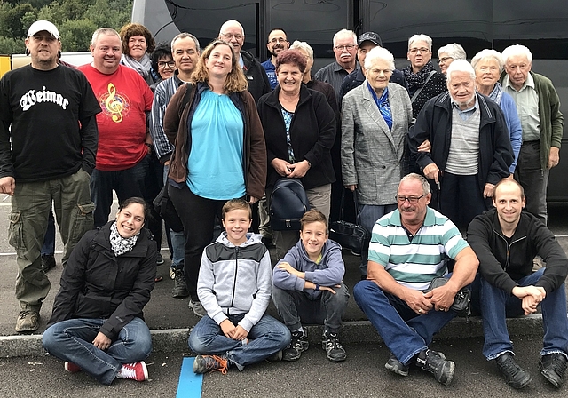 Die traditionelle Reise der Musikgesellschaft Trimbach führte ins Salzbergwerk im waadtländischen Bex. (Bild: ZVG)