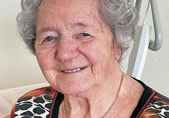 Rosa Ulrich-Freudiger konnte im Juli ihren 100. Geburtstag feiern. (Bild: AGU)
