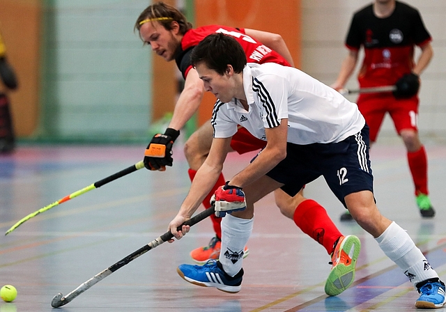 Mit Natispielern wie Lorenz Gassner besitzt das HCO-Herren 1 einen starken Rückhalt und ist zuversichtlich, die Qualifikation für die Hallenmasters zu bestreiten. (Bild: ZVG)