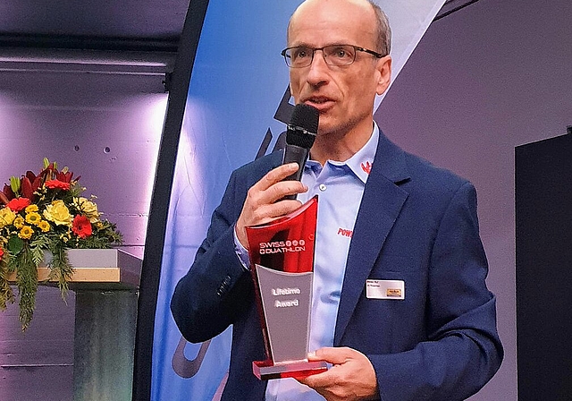 Stefan Ruf konnte den Lifetime Award entgegennehmen. (Bild: ZVG)