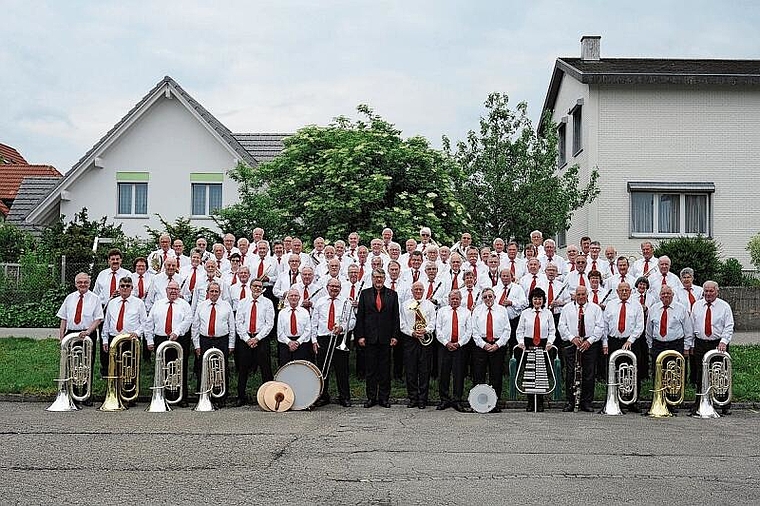 Das grösste Blasorchester des Kantons kommt nach Olten. (Bild: ZVG)