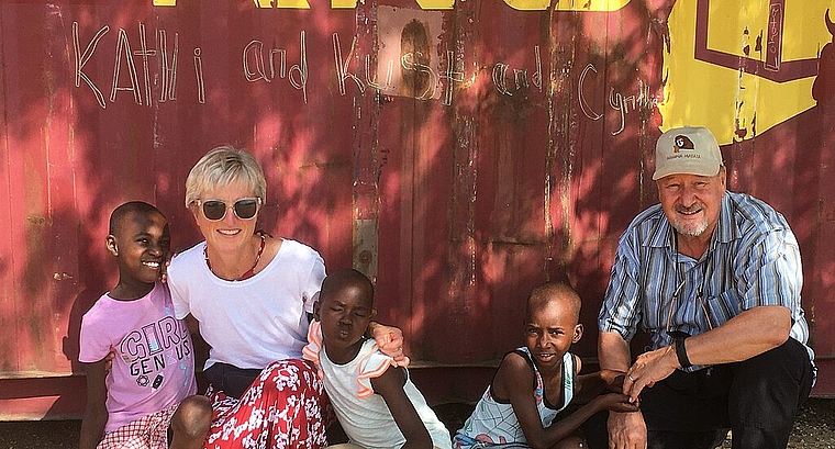 Die Musiker Käthi Kaufmann und Kurt Ott aus Aarburg folgte ihrem Herzen und machten sich selbst ein Bild über die Lage in Ostafrika. (Bild: ZVG)