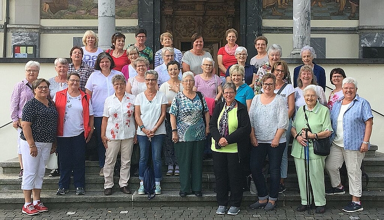 Die Landfrauen Däniken genossen unter anderem einen schönen Bummel durch Meiringen im Berner Oberland. (Bild: ZVG)
