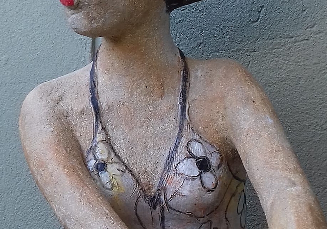 Skulpturen von Doris Althaus sind ab heute Donnerstag, 4. Juli im KKO im Bahnhof Olten zu sehen. (Bild: ZVG)