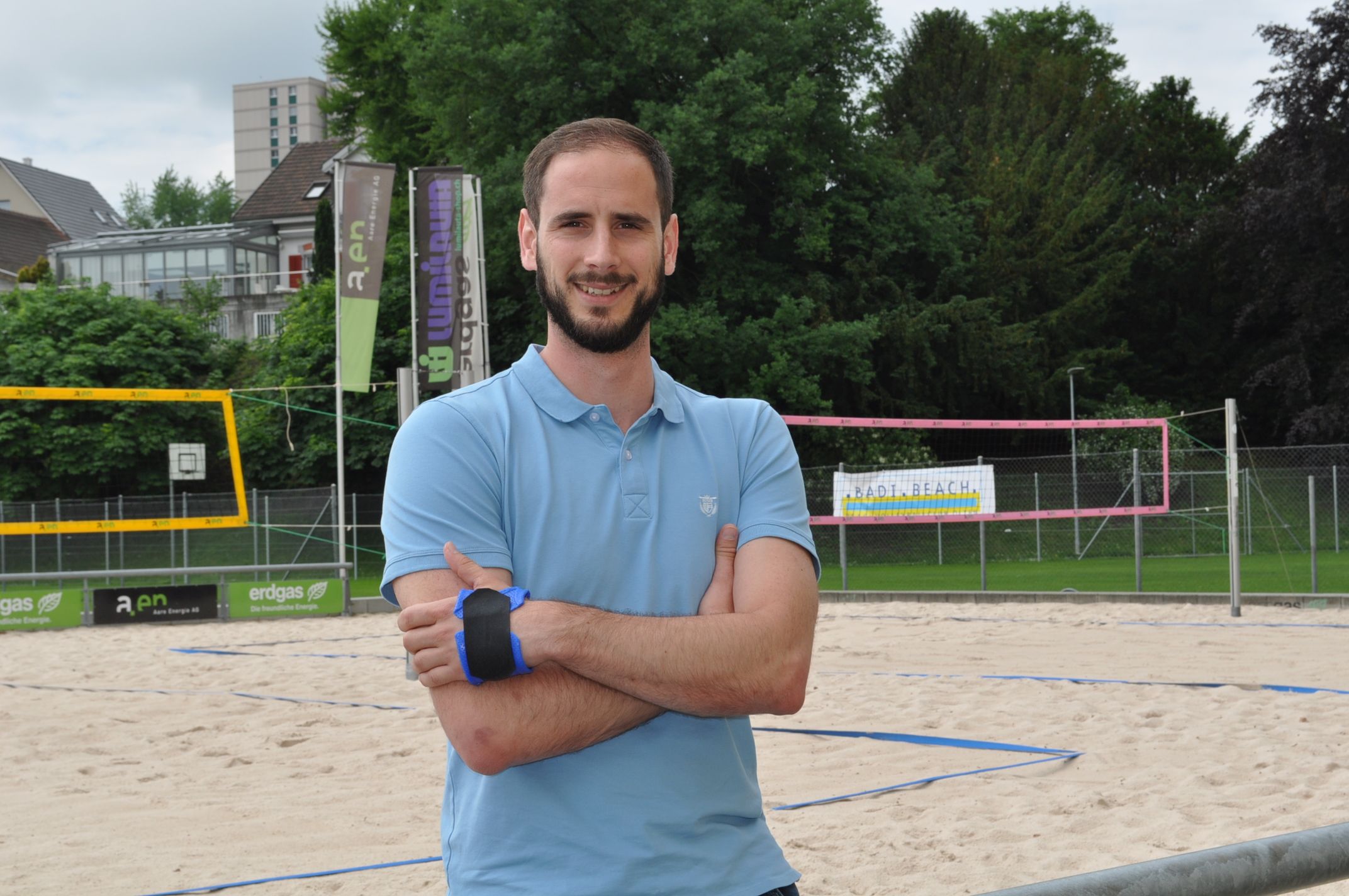 «Eine lockere Spielatmosphäre steht bei uns im Zentrum», so Luis Geiser, Vorstandsmitglied Badi.Beach Olten.