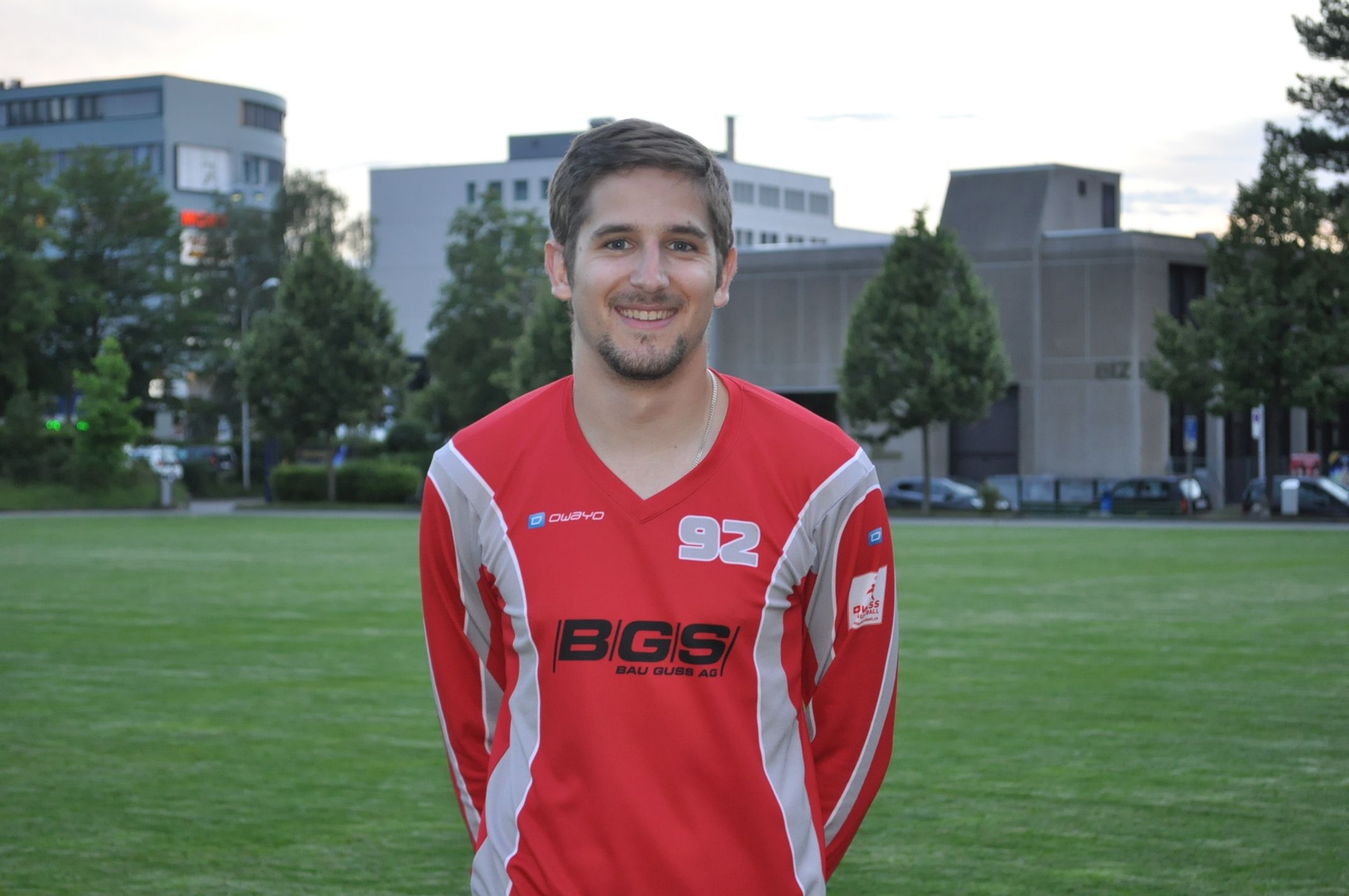 «Jeder Match muss zuerst gespielt werden. Alles ist möglich», ist Philippe Meier, NLA-Faustballspieler TV Olten, überzeugt. (Bild: vwe)