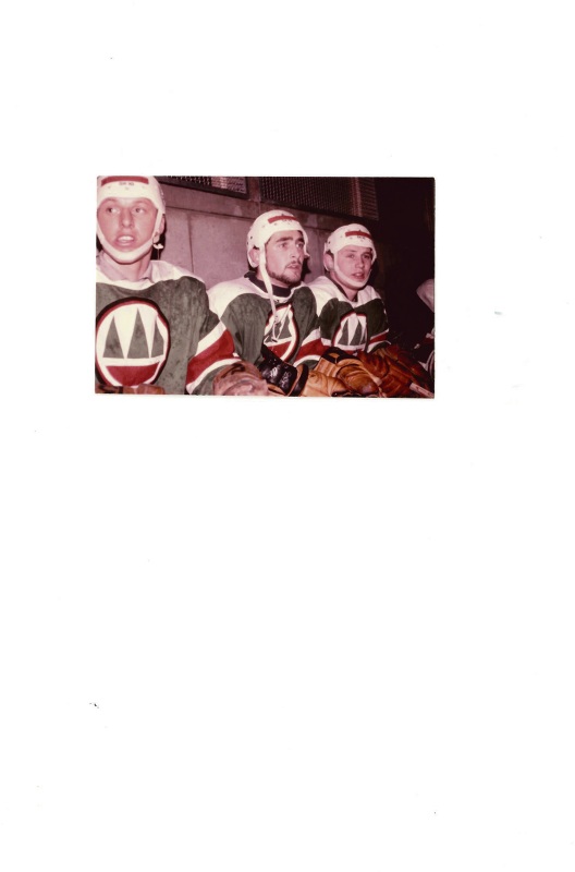 Der linke Flügel Pius Rudolf von Rohr (ganz rechts) bei einem Spiel (undatiert) um 1970, neben sich die beiden Teamkollegen Peter Hänggi und Kurt Rölli. (Bild: ZVG)
