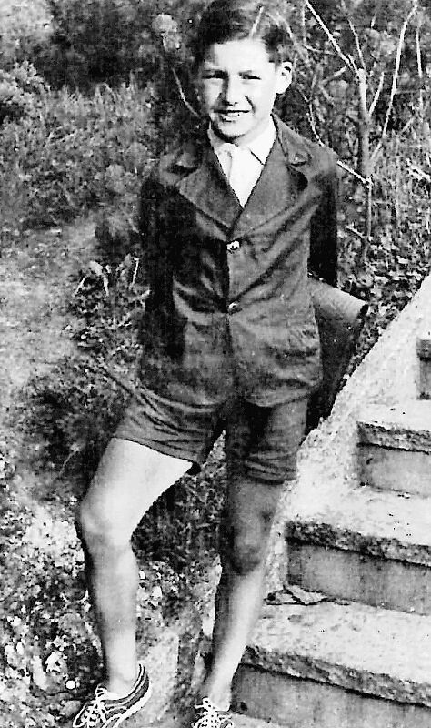 Die Aufnahme zeigt den 13-jährigen Bezirksschüler Kurt Stocker im Jahr 1944. (Bild: ZVG)